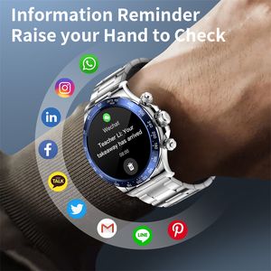 2024 GPS Route Tracking Smart Watch Men Watches Body Thermometer Health Monitor Sports Waterproof Smartwatch HD Bluetooth Call