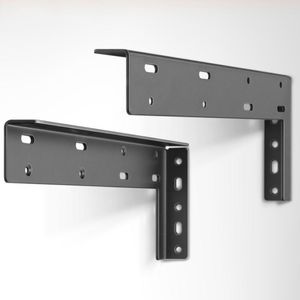 Floating Shelf Brackets Heavy Duty Wall Shelf Support Bracket Cold Rolled Steel Support Connector Brackets For Living Room Porch