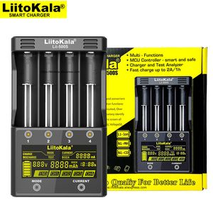 Liitokala LII-500S Batteriladdare, 3.7V 1.2V 18650 22650 20700 10440 14500 26650 AA AAA NIMH LITHIUM Batteri, testkapacitet.