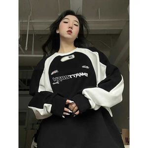 Мужские капюшоны Y2K Women Vintage Corean Acubi Streetwear Эстетическая техническая техническая толстовка Harajuku Пуловая толстовка Hippie Grunge 2000 -х