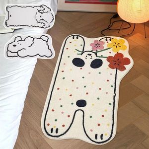 Carpets Cartoon Rug Irregular Floor Mat For Home Living Room Bedroom Funny Rugs Non-slip Entrance Doormat Decor Tapis