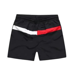 Summer Men's Men's Hawaiian Casual Horizontal Stripe Shorts European and American Style Casual Beach Pants