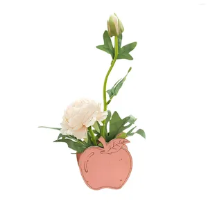 Flores decorativas Decoração de casa Vaso artesanal vaso em vaso de planta peony bonsai Natal Office artificial do escritório interno Tabela falsa realista com