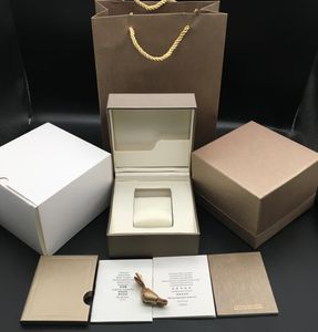 Hochwertige quadratische Papierwächterbox Broschüren Papiere Seidenbon Geschenktüte Champagner Uhren -Wachboxen Case6975828