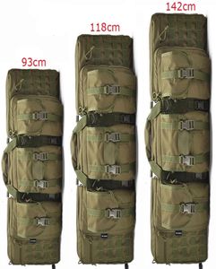 93 cm 118 cm 142 cm Taktische Molle Gun Bag Hunting Shooting Paintball Sniper AirSoft Rifle Case Military Rucksack für Wargame5624500