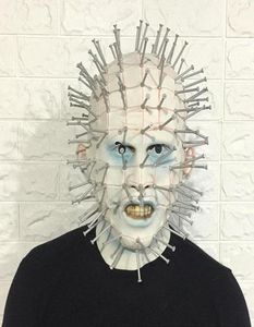 Hellraiser Pinhead Horror Party Carnival Mascaras Head Man Man Movie Cosplay Mask Halloween Lateks Scary Maski Spoof Props 226086560