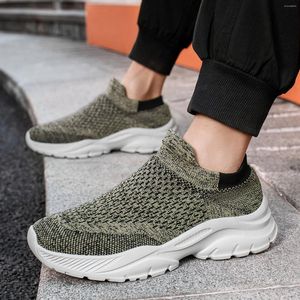 Casual Shoes Men Leisure Sports ColorBlock Summer Högkvalitativ vulkaniserat nät andningsbara bekväma icke -slip -sneakers