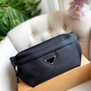 Bel çantaları tasarımcı çantası unisex bel çantası naylon göğüs çantası siyah klasik açık dağcılık hafif çapraz çantası c240413