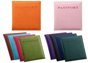 Fashion Faux Leather Travel Passport Holder Cover ID Card Cover Case Bag Passport Wallet Protective Sleeve Storage Bag242J1087643