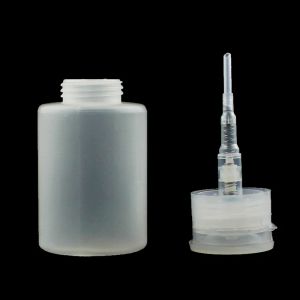 new 2024 1pc 60/100/120/150/180/200ml Push Down Empty Pump Dispenser For Nail Polish Remover Alcohol Clear Bottle Storage Bottle Empty Pump