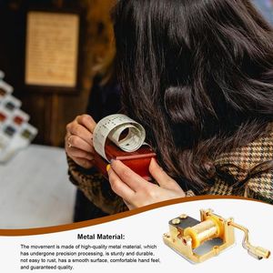 Anime Music Box Wind Up Graved Musical Boxes Movement Kit Wood Musical Box Music Home Decorations For Kids Friends