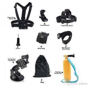 Per GoPro Hero 8 Black Accessori kit kit flottante per il casco del casco della testa toracica per Go Pro SJCAM SJ4000 SJ5000X Action Camera2835488