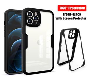 360 Ön ve Arka Tam Kapak Telefon Kılıfları İPhone 14 13 12 11 Pro Max Mini XR XS 6 7 8 Plus iPhone14 Allinclusive Protect2800093