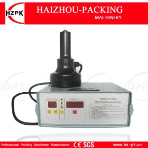 Maschine HZPK Handheldglas Plastikflasche Aluminiumfolie Manual Induktion Dichtung für medizinische Pulverkappenverpackungsmaschine 2080 mm