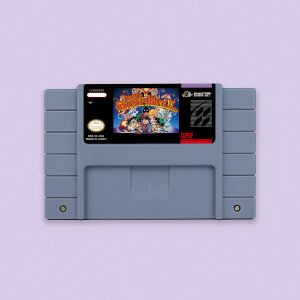 Tillbehör Super Adventure Island 1 2 Action Games for SNES 16 Bit USA NTSC eller EUR PAL Video Game Consoles Cartridge