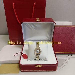 4 Color With Box Papers Watch for Women's Small Size 22mm W2PN0006 WSPN0006 Silver Dial Ladies 18K Yellow Gold Quartz Everose Women Two-Tone Bracelet Watches