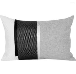 Подушка мода крутой серый черный геометрический мужчина декоративный бросок подушка/альмофадас корпус 30x50 Европейский современный обложка украшение дома