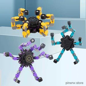 Dekompression Spielzeugkinder deformierte zappelige Spinner -Kettenspielzeug für Kinder Resistenz Hände Spinner entlüfteten Spielzeug Erwachsene Geschenk
