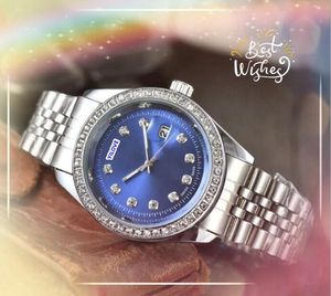 Unisex maschile womens classic tre sfiches Design orologi giapponese in quarzo orologio diamanti anello punto giorno data orario orario calendario calendario orologio da polso da polso da polso