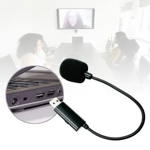 Mikrofony USB Micophone Lapel Mikrofon idealny do przesyłania strumieniowego podcastingu wideo