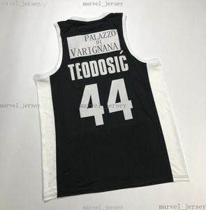 Ucuz Milos Teodosic 44 Segafredo Virtus Bologna Euroleague Basketbol Formaları Erkek Kadın Gençlik XS5XL2764738