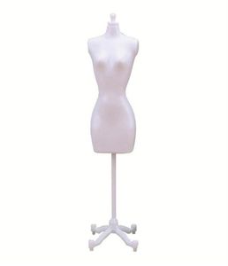 Cabides backs corpora de manequim feminina com vestido de decoração de suporte de costureira de exibição completa Jewelry306G71255859696750