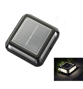 5x5 Solar Fence Post Cap Lights Square Solar Road Marker Stair Step Lights 12LED Solar Road Studs Outdoor Waterproof4410378