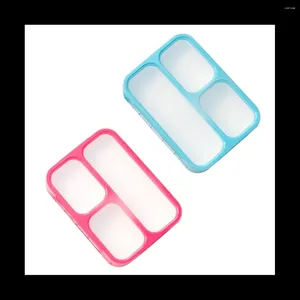 Dinnerware Lattice Energy Lunch Box Portable Fast Thin Frame Sealed Plastic Simple