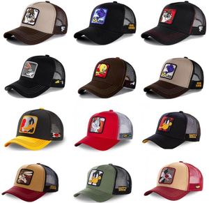 Estate unisex hip hop ricamato animali ricamato uomini da baseball tappi da baseball donne cappelli da snapback a maglia traspirante Men039s Cappelli camionisti Cap4439434