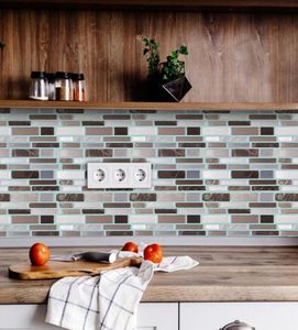 Tile Peel and Stick Self Adhesive Removable Stick On Kitchen Backsplash Bathroom 3D Epoxy Wall Sticker Wallpaper Tiles Stickers Mu4339829