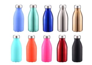 Cola Shaped Water Bottle 500ml Vacuum Insulated Travel tumblerful Stainless Steel Coke Shape Outdoor Bottles YFA28924524020