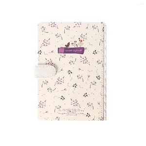 The Notebook Magnetic Clasp Small And Fresh Journal Diary Floral With Flowers Pattern