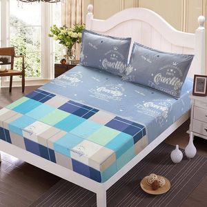 Bedding Sets Home Textile Bed Sheet Set Flower Mattress Cover Printed Bedclothes 180 200cm Elastic Fitted Rubber Summer