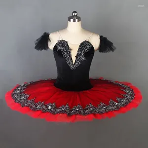 Scene Wear Red Professional Ballerina Ballet Tutu For Child Children Barn Girls Women Adults Party Dance Costumes