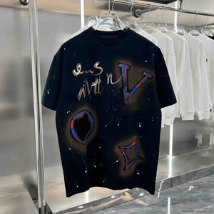 Tasarımcı Erkek Gömlek Yaz Erkek Tişört Moda Marka T-Shirt Çift Street Hip Hop Kısa Kollu Tişört M-XXXL