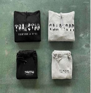 Pista da uomo da uomo uomo abbigliamento sportivo trapstar abita di campa con cappuccio decodificata con cappuccio per tracce con cappuccio di alta qualità femminile