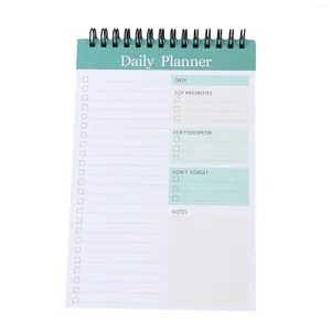 Mit breit ausgekleidetem Green to Do List Notepad Time Management Journal Daily Planer Grocery Checkliste 35 Sheets Notes Office College