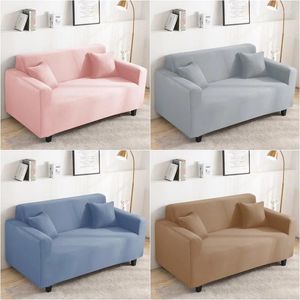 Chair Covers 1/2/3/4 Seater Sofa Cover Stretch Spandex L Shape Chaise Longue Couch Slipcover Living Room Furniture Protector Case