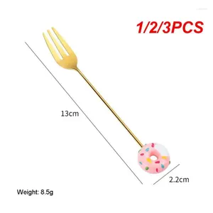 Forks 1/2/3PCS Candy Scoop Cloth Wheel Polishing Creative Design Durable Cute And Elegant Full Of Fun Mixing Spoon