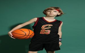 Children039s basketball clothes suit custom red sports suit foreign trade6611763