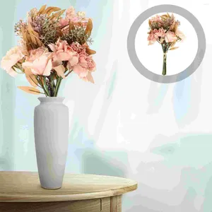 Decorative Flowers Bouquet Roses Decors Bridal Bouquets Bridesmaids Wedding Plastic Fake Baby Home Decorations