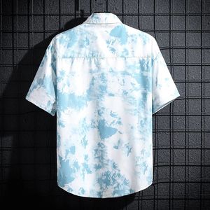 Camisas impressas de mangas curtas de masculino e feminino vestem praia casual usa casais finos personalizados Novo estilo