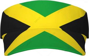 Berets Jamaica Flag Flag Sport Sun Ciscor Регулируемая защита ультрафиолета для мужчин