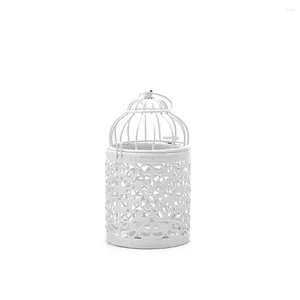 Ljushållare G5ab Hollow Holder Candlestick Tealight Hanging Lantern Bird Cage Vintage Cringe