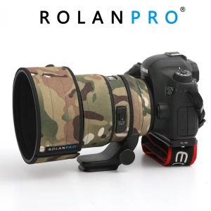 Mount RolanPro Nylon Vattentät linsöverdrag för Sigma 105mm F1.4 Art Camouflage Rain Cover Lens Sleeve Guns Clothing Photography Case