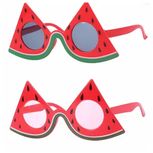 Party Supplies Watermelon Glasögon födelsedag roliga sommarrekvisita ger dekorationer som barnen älskar