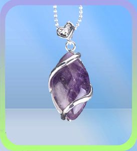 Qimoshi Womens Necklace Natural Quartz Crystal Necklace Pendant Memale Healing Stone Pendant Horse Eye Bead Fashion Necklace Men 16704172