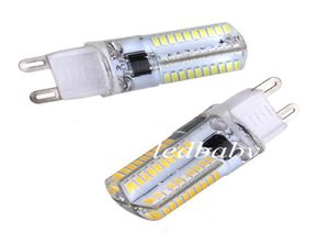 G9 3W 80 LED 3014 SMD Kryształowa silikonowa lampa kukurydziana żarówka czysta biała ciepła biała 110220V6912237