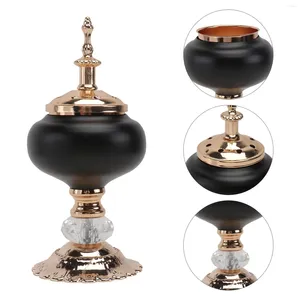 Titulares de vela Burner Titular Cone Metal Arabian decorativo bakhoor incenso insepe