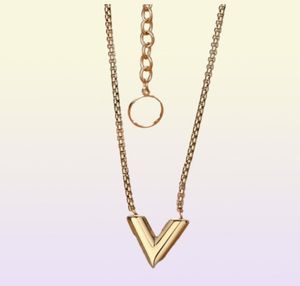 Classic Designer Pendant Charm Bracelets Gold Love V Necklace Fashion Jewelrys Wristband Plated Letter Simple Heart Luxury Pendant5998191